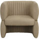 Tryor Sahara Sand Leather Lounge Chair